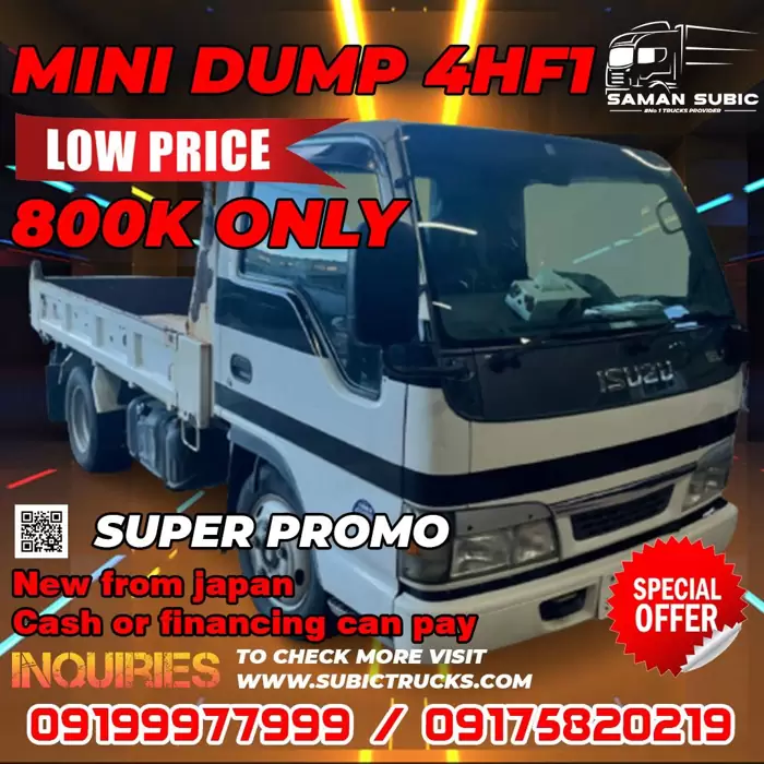Mini Dump Isuzu 4HF1 for sale on